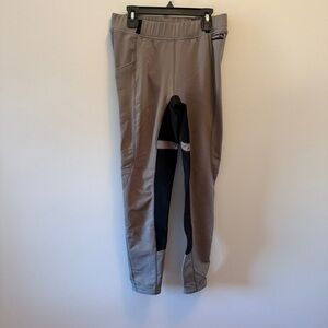 Kerrits Girls Riding Pants – Grey/Black – Size Large